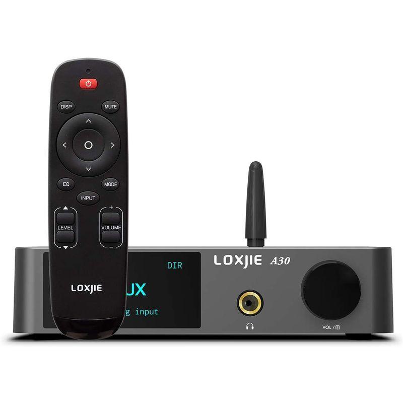 新春セール LOXJIE A30 パワーアンプ HI-FI ステレオ デジタルアンプ DAC ヘッドホンアンプ 一体「MA12070」アンプIC搭載/E 【R2493900060】(13246円)