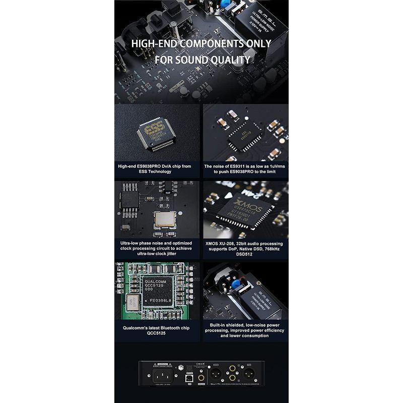 （新品,未開封） S.M.S.L SU-9n ES9038PRO Bluetooth5.0 ハイレゾ オーディオ DAC PCM768kHz 32Bit DS 【W6382235717】(22713円)
