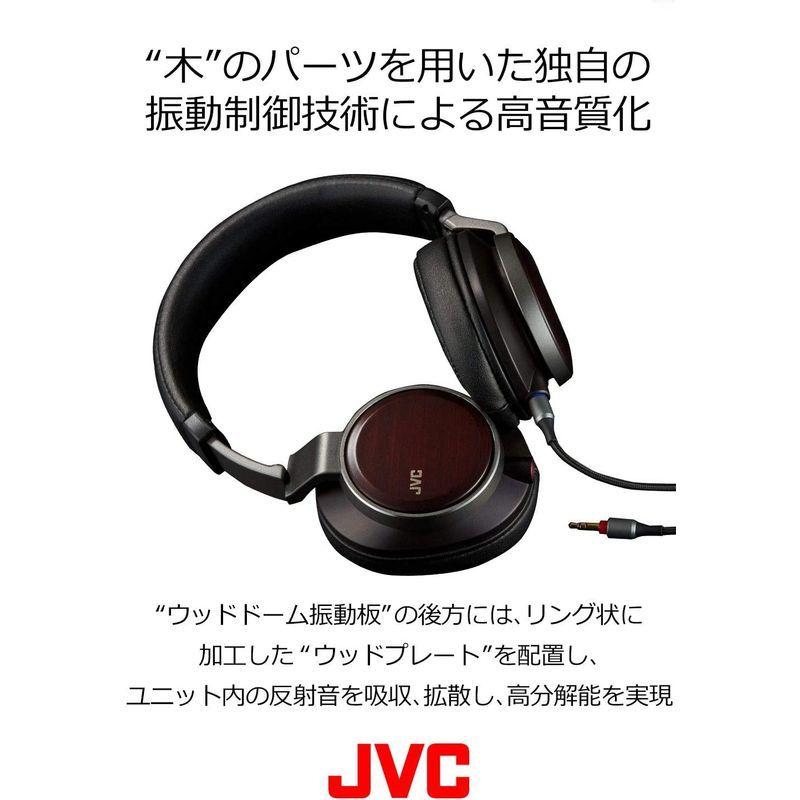 JVC HA-SW02 密閉型ヘッドホン ハイレゾ対応 CLASS-S WOOD HA-SW02