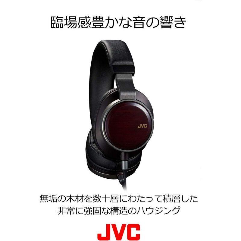 JVC HA-SW02 密閉型ヘッドホン ハイレゾ対応 CLASS-S WOOD HA-SW02