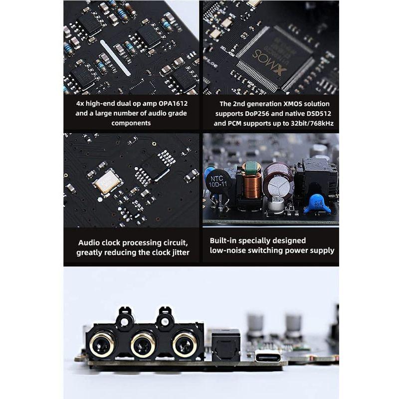 S.M.S.L SU-6 Bluetooth 5.0 ES9038Q2Mチップ OPA1612*4 OP AMP DAC PCM32Bit SU Bluetooth ES9038Q2Mチップ OPA1612*4 OP AMP DAC PCM32Bit