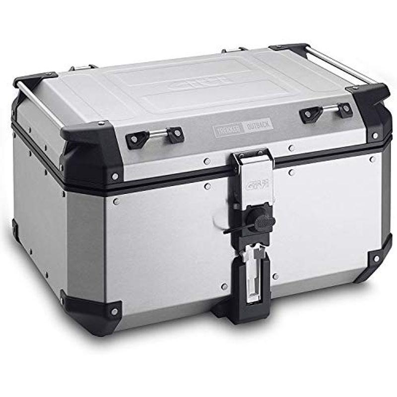 GIVI (ジビ) バイク用 リアボックス 58L シルバー モノキーケース アルミ製 TREKKER OUTBACK OBKN58A 98(31562円)