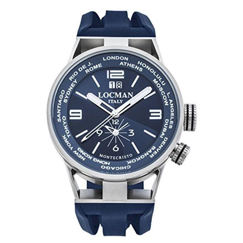 ロックマン 腕時計 MONTECRISTO WORLD 0508A02S-00BLWHSB メンズ 正規輸入品 ブルー