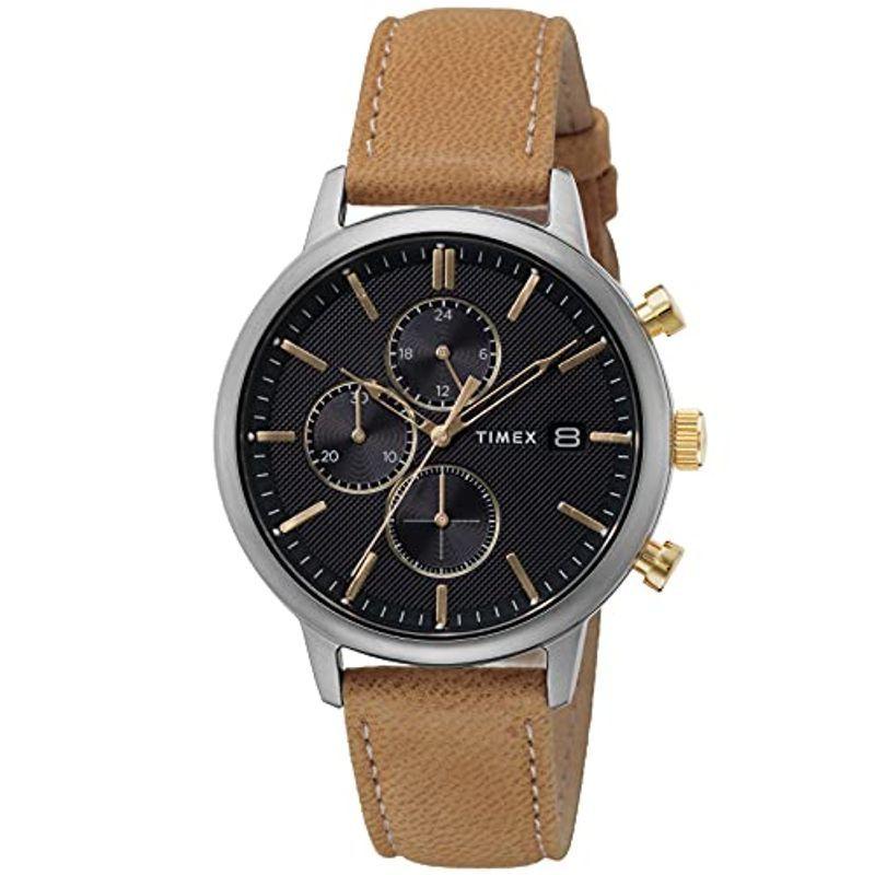 ベストセラー TIMEX 腕時計 シティコレクション TW2U39000 メンズ ブラウン 腕時計