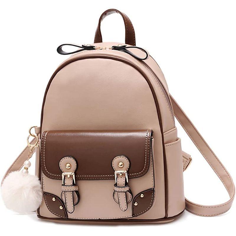 メーカー直送 リュックサック 小さめ レディース リュック 女の子 Khaki 人気 撥水 レザー 可愛い リュックサック デイパック Www Theopengate Org Il