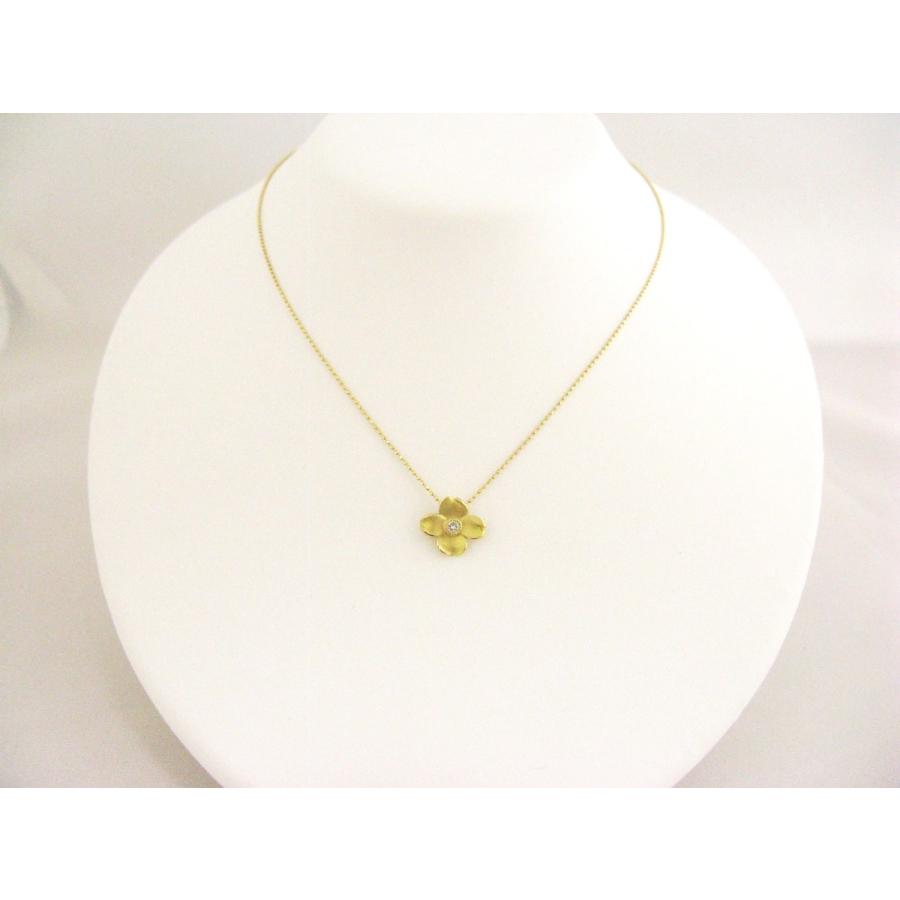 K18ダイヤモンド ハナミズキペンダントネックレス |  | 04