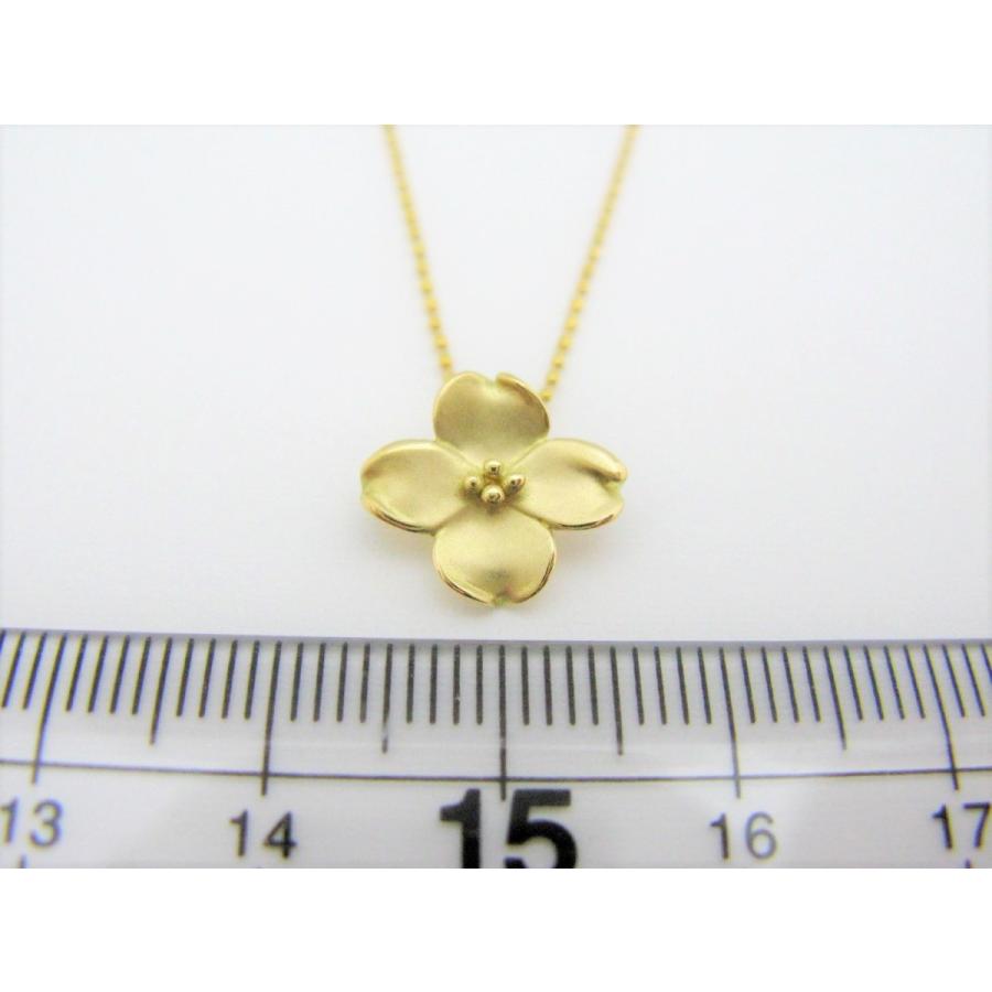 K18　ハナミズキペンダントネックレス |  | 03