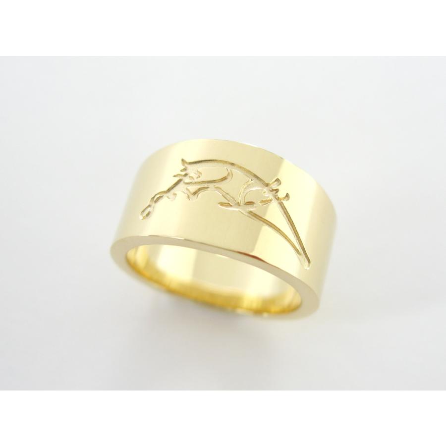 織田信長公 K18麒麟の花押 リング | 