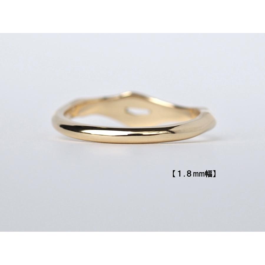 K18【連理木】マリッジリングの画像