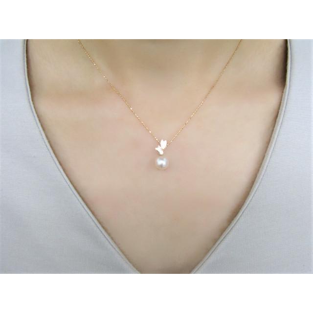 K18 桜と真珠のペンダントネックレス |  | 05