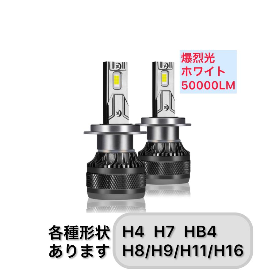 LED ヘッドライト フォグランプ バルブ 汎用 H4 H7 H8 H11 H16 HB4 6000K ホワイト｜ks-factory｜05