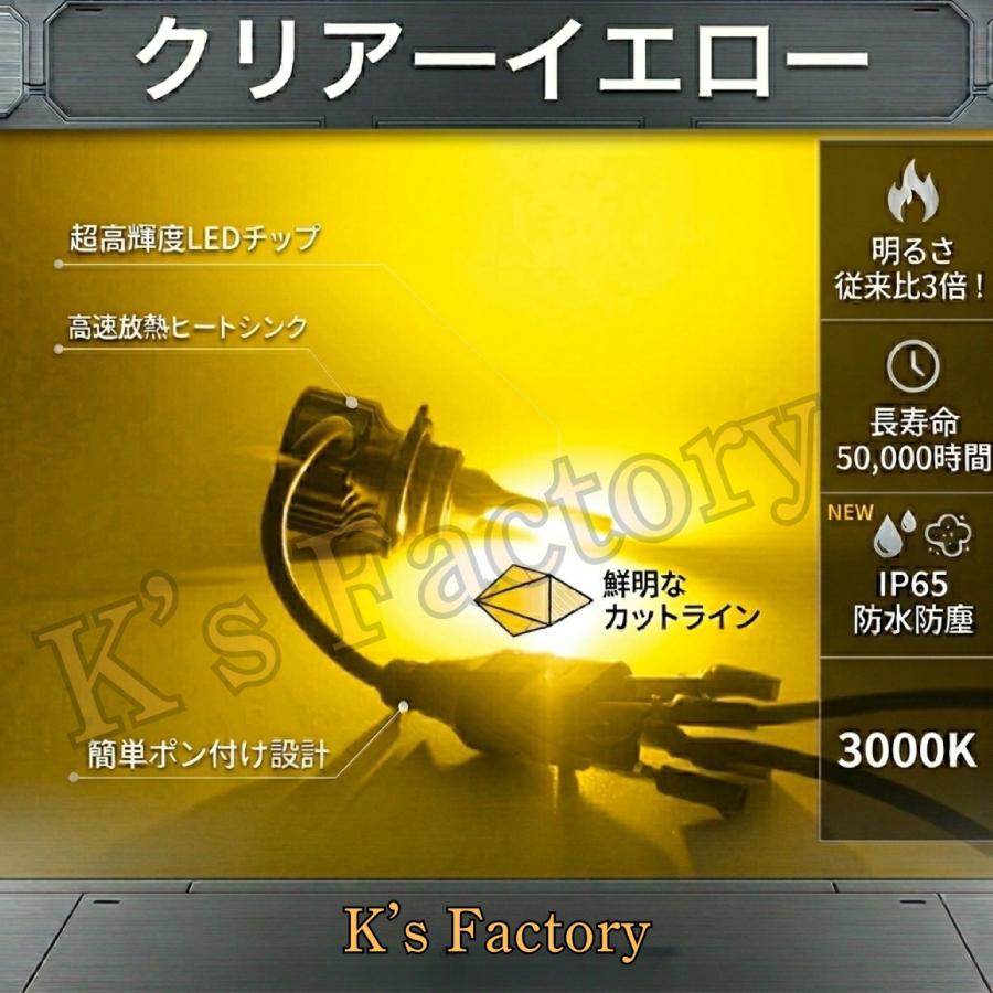 爆光 イエロー LED HB4 HB3 フォグランプ バルブ 黄色 車 高輝度 H8 H11 H16 LED イエロー フォグランプ バルブ 爆光 HB3 HB4 H3 黄色