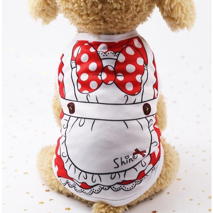 犬 服 夏用 メッシュ ペットウェア ペット服 ペット用品 犬の服 ドッグウェア  春夏 かわいいデザインメッシュタンクトップ（XS-XXL） |  | 03