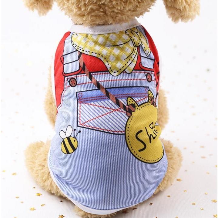 犬 服 夏用 メッシュ ペットウェア ペット服 ペット用品 犬の服 ドッグウェア  春夏 かわいいデザインメッシュタンクトップ（XS-XXL） |  | 07