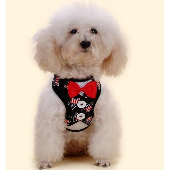 ハーネス 犬 おしゃれ リード 犬用品 ペット用品 犬用 牽引ロープ ペットグッズ タキシード型胸背ハーネス リードセット Dza7 Ks Garden 通販 Yahoo ショッピング