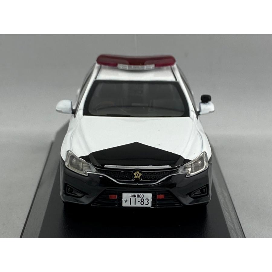 トヨタ マークX(GRX135) 250G Four PATROL CAR 2015 山梨県警察所轄署地域警ら車両 1/43 ヒコセブン H7431408｜ks-office｜03