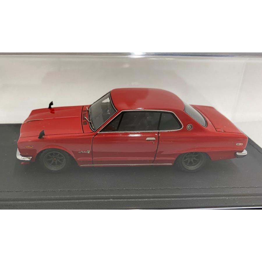 ignition model 日産 スカイライン 2000 GT-X (KGC10) レッド 1/43 