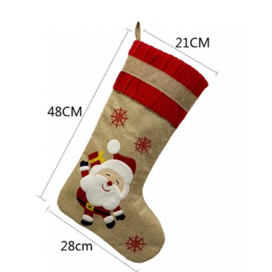 クリスマス雑貨 クリスマスソックス サンタスソック 靴下 ギフト/プレゼントバッグ｜ks-shoji｜07