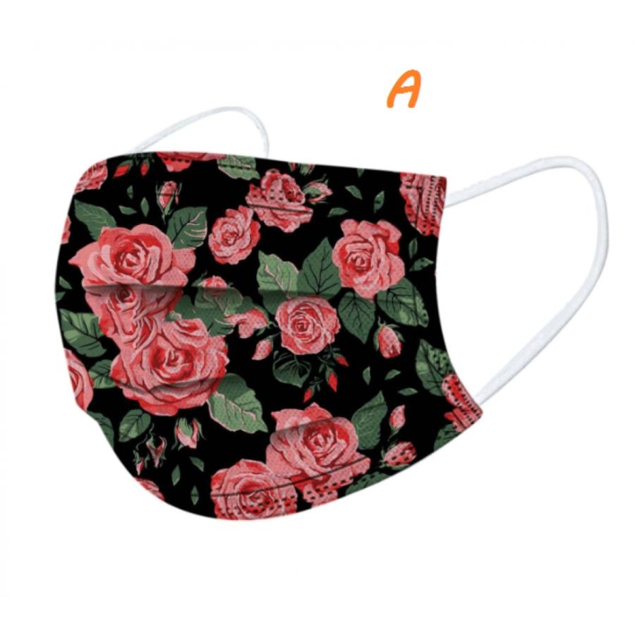 国内検品 母の日 即納 （10枚の価格です） 不織布 柄マスク 可愛い