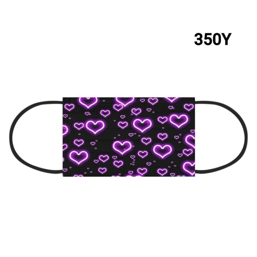 国内検品 即納 10枚入り 不織布 デザインマスク柄マスク 大人用 除菌