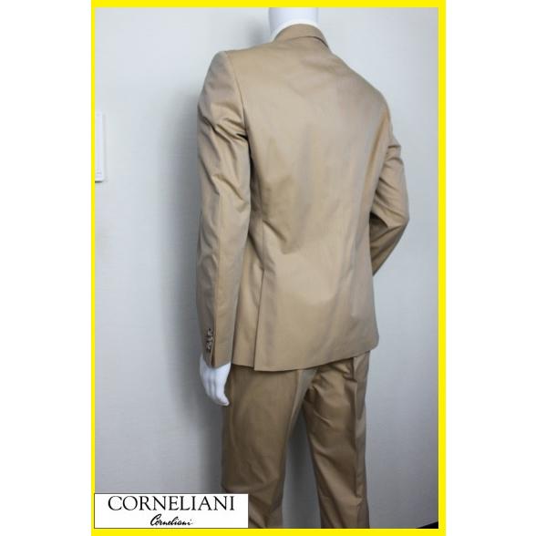 コルネリアーニ CORNELIANI ノッチドラペル100％コットン2つボタン