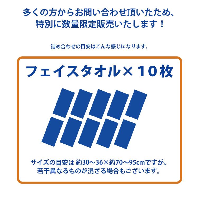 泉州タオル タオル フェイスタオル 10枚セット 訳あり B品 福袋
