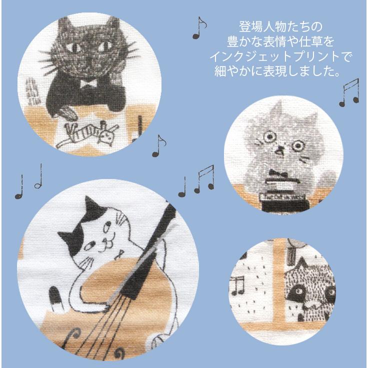 タオルハンカチ 宮沢賢治 モノクローム グッズ Shinzi Katoh