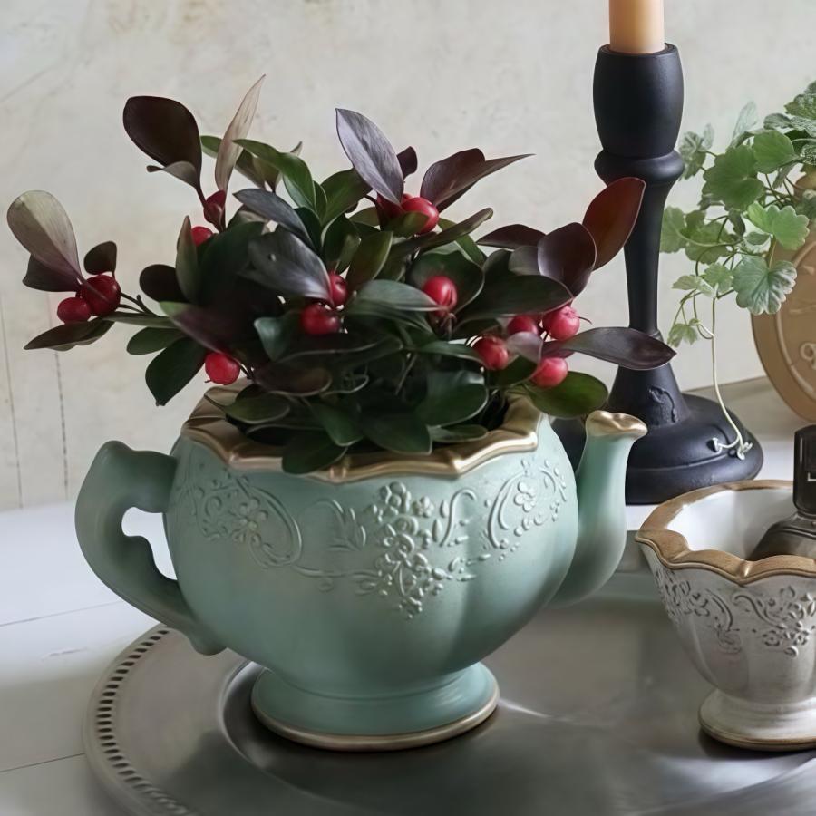 プランター ティーポット ティーポットプランター ガーデニング雑貨