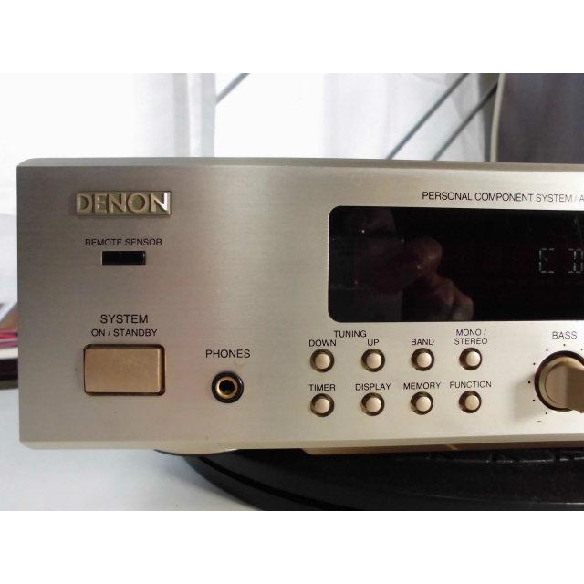DENON DRA-F100 〓 デノンの小型チューナー・アンプ, 美品,保証 DENON DRA-F100 〓 デノンの小型チューナー・アンプ, 美品,保証