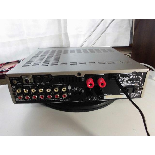 DENON DRA-F100 〓 デノンの小型チューナー・アンプ, 美品,保証 DENON DRA-F100 〓 デノンの小型チューナー・アンプ, 美品,保証