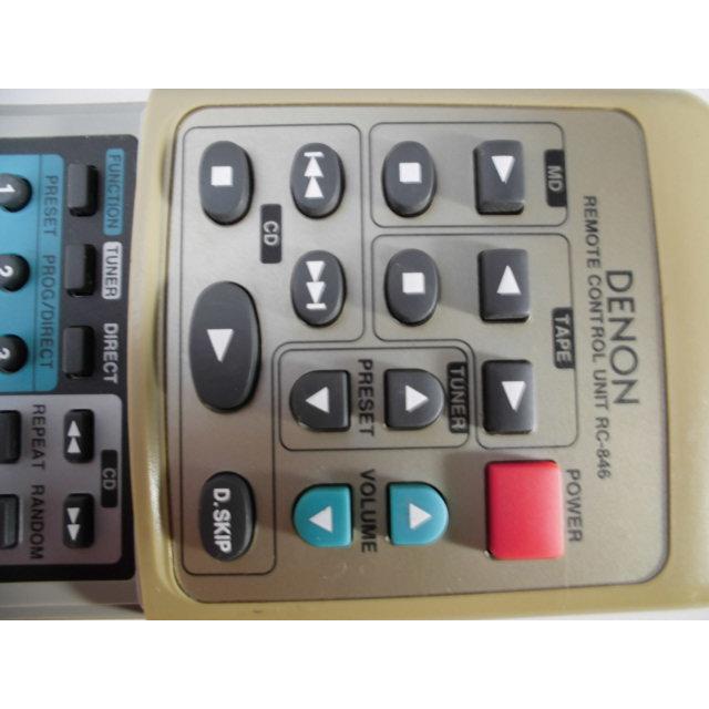 DENON オーディオリモコン RC-846 khxv5rg DENON（デノン） DENON RC-846 〓 デノン「UD-M10」用リモコン, 並上品