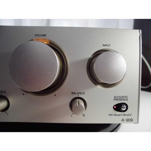 ONKYO A-909 〓 オンキョー 初代205用の上位アンプ, 美品,保証 ONKYO A-909 〓 オンキョー 初代205用の上位アンプ, 美品,保証