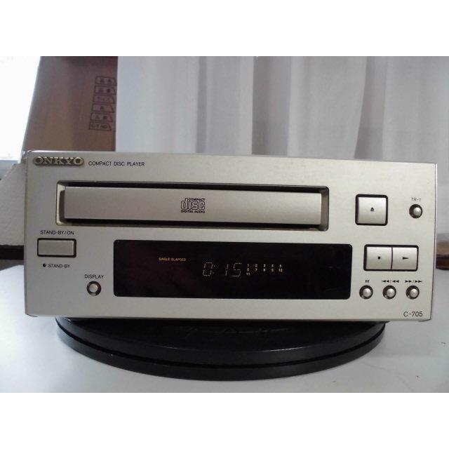 ONKYO C-705TX &MD-105TXディスクプレーヤー ONKYO（オンキヨー） ONKYO C-705 〓 オンキョーのコンパクトなCD