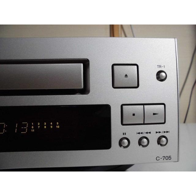 ONKYO C-705 〓 オンキョーのコンパクトなCDプレーヤー, 良品,保証 