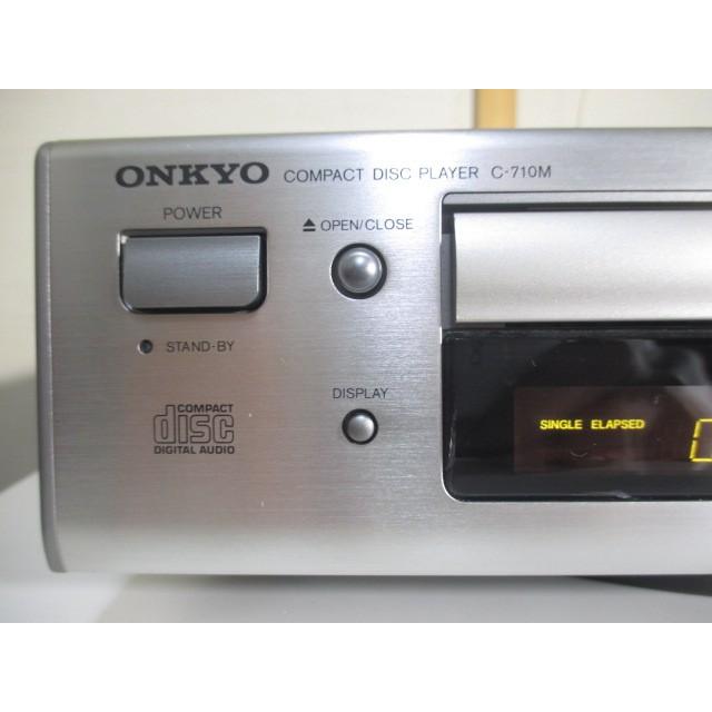 ONKYO C-710M CDプレーヤー ONKYO C-710M 〓 オンキョー上位INTEC275用のCDプレーヤー, 美品