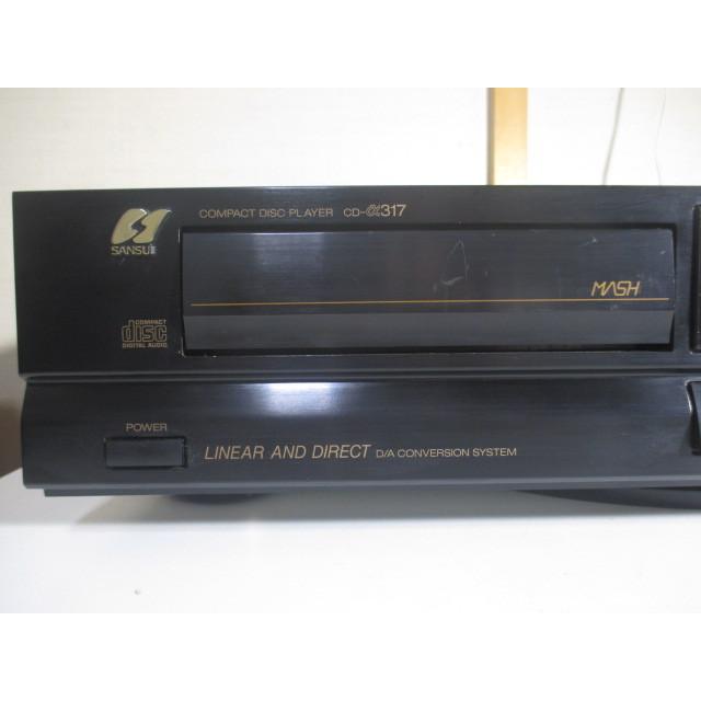 SANSUI CD-α317 〓 貴重なサンスイの力作フルサイズCDプレーヤー