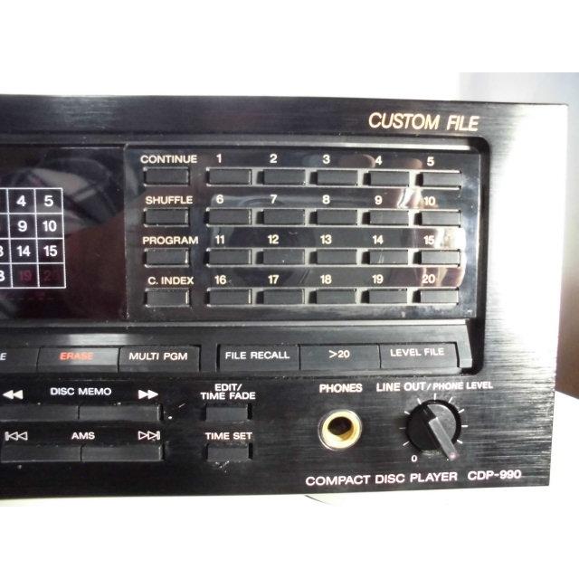 SONY CDプレーヤー　CDP-990 SONY] CDP-990(1989年)とCDP-M99(1990年)の比較 [CDプレーヤー] – nakamura