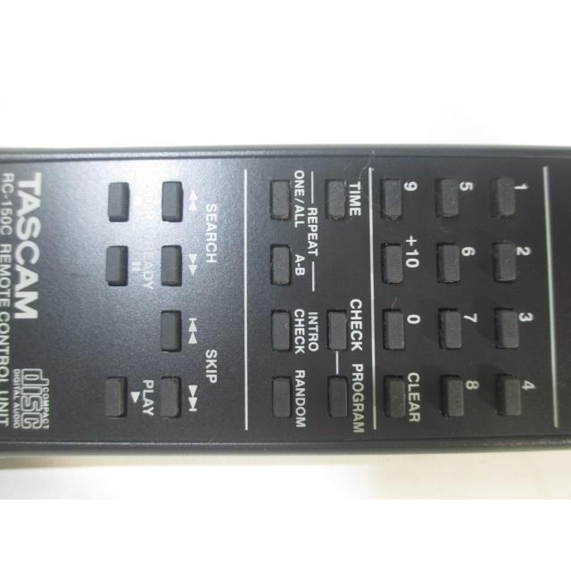 TASCAM RC-150C 〓 タスカム「CD-150,160」用リモコン, 美品,3M保証