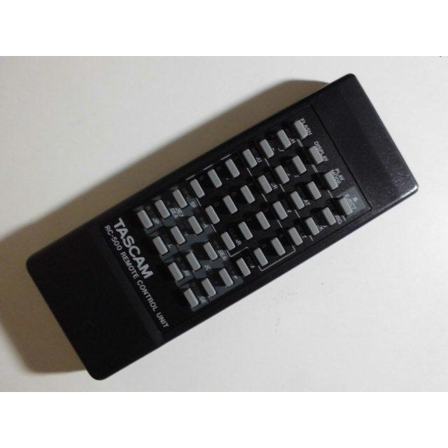 TASCAM RC-500 〓 タスカム「CD-500」用リモコン, 良品,3M保証 [002