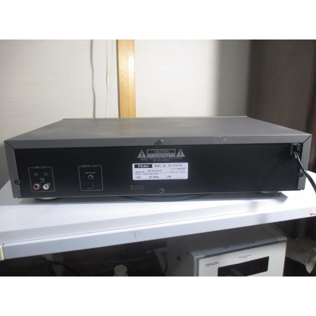 [K0716G] TEAC ティアック ピッチコントロール搭載CDプレーヤー CD-P6000 動作品 TEAC CD-P6000の仕様 ティアック
