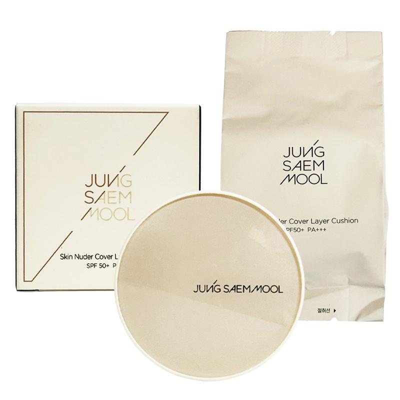 本品+レフィル JUNG SAEM MOOL ジョンセンムル スキンヌーダーカバーレイヤークッション spf50+ pa+++ ベースメイク 韓国コスメ 正規品（Yahoo!・KSCO）