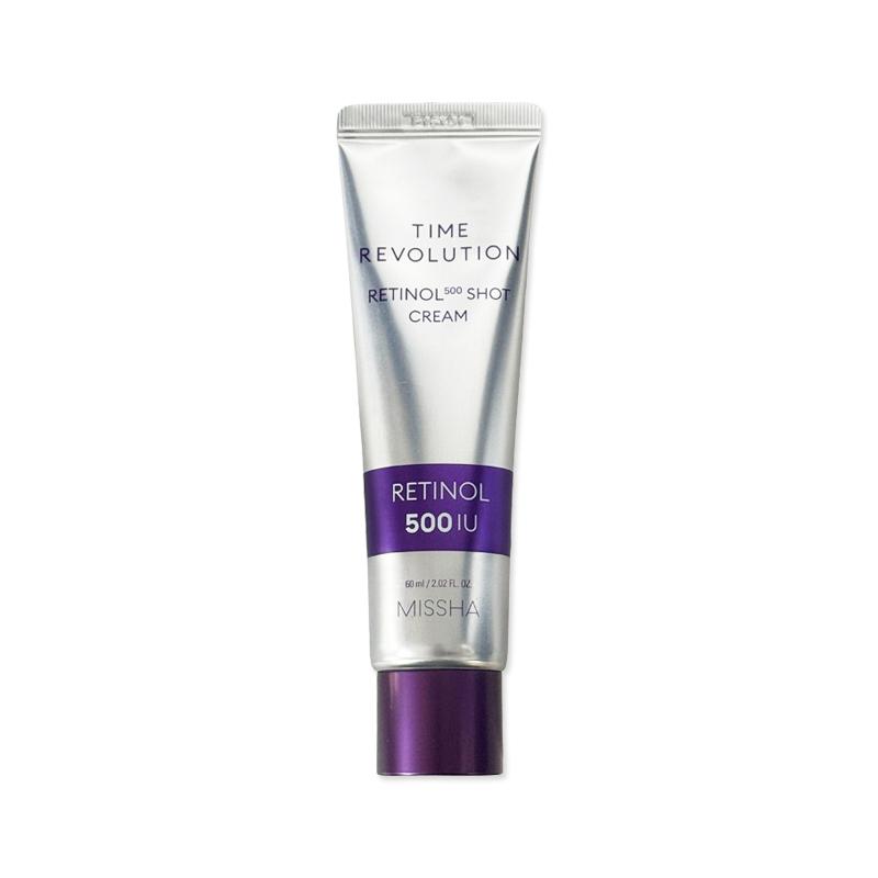 missha ミシャ タイムレボリューションレチノール500ショットクリーム 60ml フェイスクリーム スキンケア 単品 韓国コスメ 正規品 | MISSHA