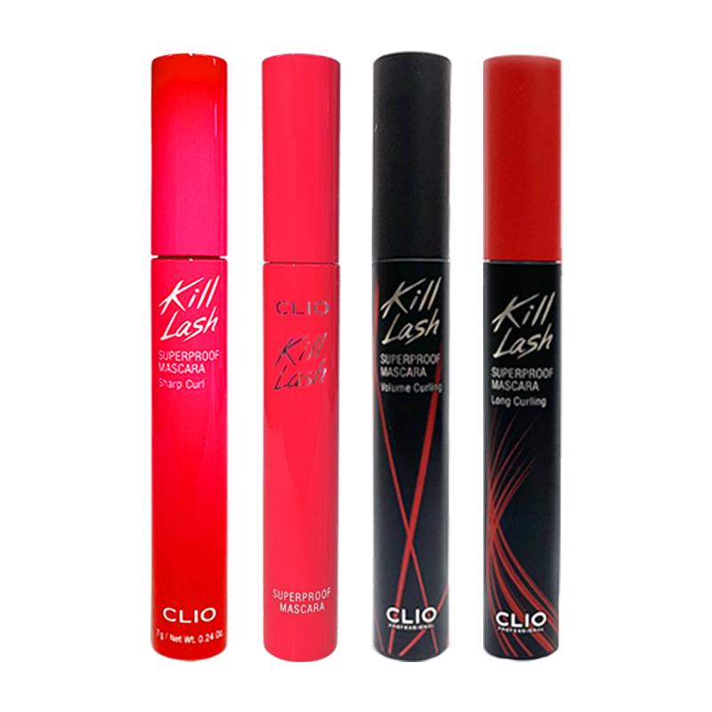 人気沸騰 Clio クリオ キル ラッシュ スーパープルーフ マスカラ 各7g ブラウン ブラック ロングカール ボリュームカール 韓国コスメ 正規品