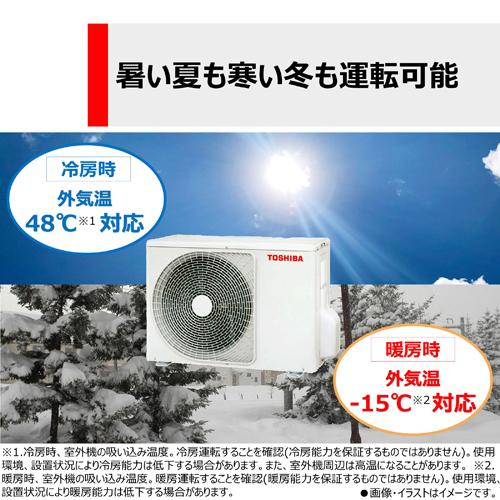 東芝(TOSHIBA) エアコン 2.2kw N-Mシリーズ RAS-N221M(W 東芝(TOSHIBA) エアコン 2.2kw N-Mシリーズ RAS-N221M(W