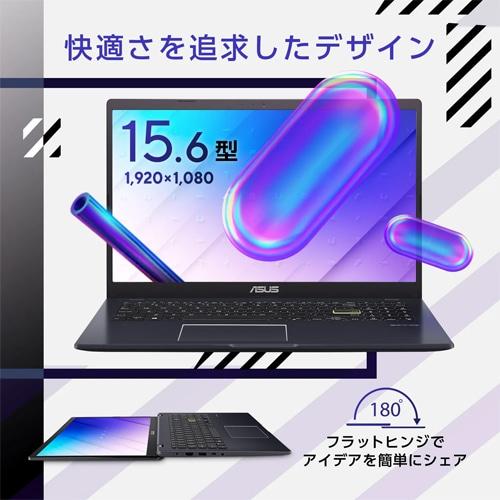 ASUS エイスース　Windows 10  64ビット一体タイプ ASUS（エイスース） 15.6型ノートパソコン Vivobook Go 15 E510KA