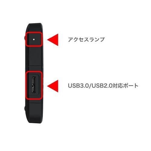WESTERN DIGITAL ポータブルＨＤＤ WDBUZG0020BBK-JESE_1