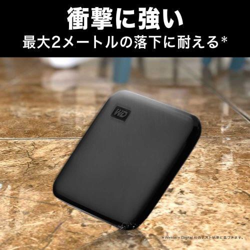 WESTERN DIGITAL ポータブルドライブ WD Elements SE SSD WDBAYN0010BBK-JESNの画像