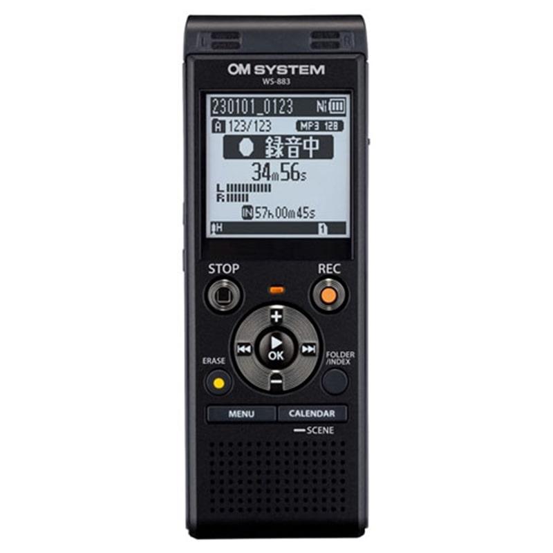 OM SYSTEM ICレコーダー　リニアPCM対応 WS-883 BLK（Yahoo!・ケーズデンキ Yahoo!ショップ）