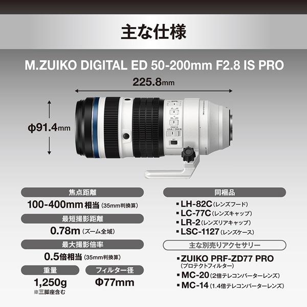 OM SYSTEM 交換用レンズ マイクロフォーサーズ M.ZUIKO DIGITAL ED 50