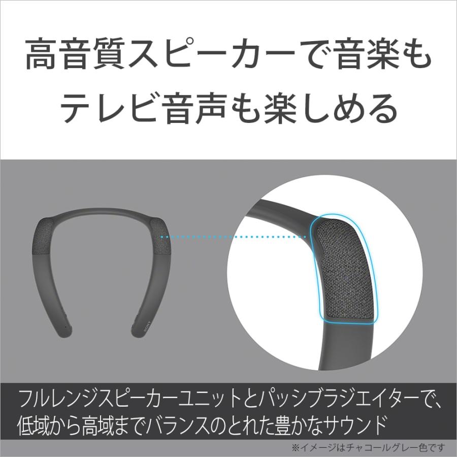 SONY（ソニー） ワイヤレスネックバンドスピーカー SRS-NB10 WC